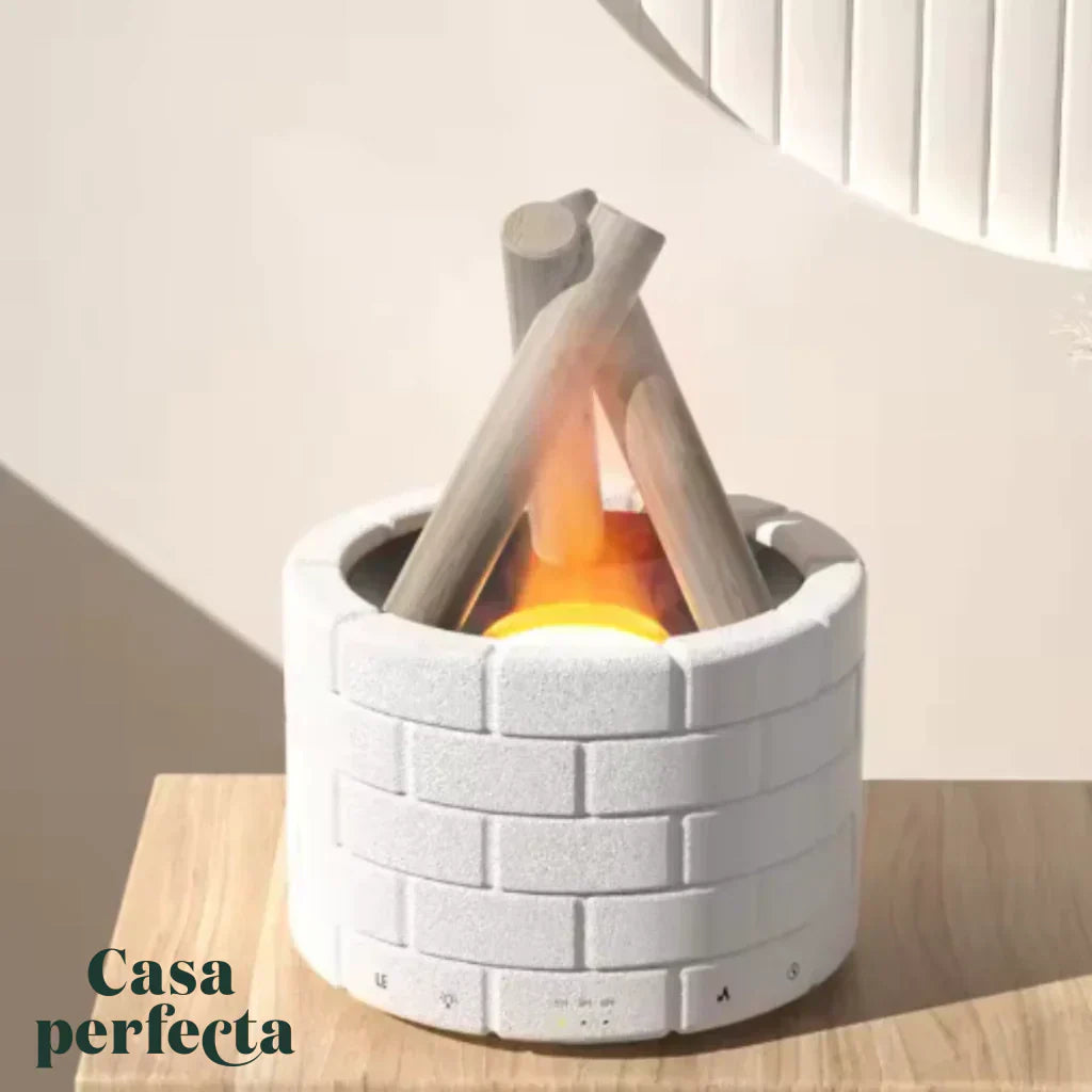 Humidificateur d’Aromathérapie Effet Flamme | Usage Intérieur